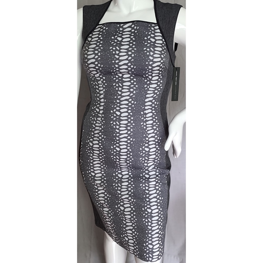 Marc New York Multi-tone Blue Sheath Dress 10